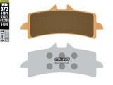 Galfer Sinter Street/Trackday "Brembo Stylema" Brake Pads - Front (2/pc) (FD373G1375-A)
Fitment
OEM Brembo M4, M50, GP4-RS, Stylema, GP4-RX, GP4-MS
Aprilia RSV4 1000 ABS (2009-2014)
Aprilia RSV4 1000 Factory (2009-2011)
Aprilia RSV4 1000 Factory APRC ABS (2014-2016)
Aprilia RSV4 1100 (non-Factory) (2019-2024)
Aprilia RSV4 1100 Factory (2019-2024)
Ducati 848 EVO (2011-2012)
Ducati 1098 (2007-2010)
Ducati 1098/S Streetfighter (2009-2014)
Ducati 1198 S/SP (2009-2013)
Ducati Streetfighter V2 (2025)
Ducati Hypermotard 1100/SP/EVO (2007-2013)
Ducati Panigale 1199 (2012-2015)
Ducati Panigale 1299 (2015+)
Ducati Panigale V2 (2025)
Ducati Panigale V4 (2018-2024)
Ducati Panigale V4 S (2018-2024)
Ducati Panigale V4 R (2019+)
Ducati Monster V2
Honda CBR 1000 RR-R Fireblade SP/SP2 (2023+) (Brembo)
Kawasaki Ninja H2 (2015+)
Kawasaki Ninja ZX-10R (2016+)
Kawasaki ZH2 SE 1000 (2021+)
KTM Duke 690/R (2014-2017)
KTM RC8 1190 (2008-2015)
KTM RC8 C 890
KTM RC-R Track 990 (2025+)
KTM SuperDuke 1290/R (2014+)
MV Agusta F4 (2012+)
MV Agusta F4 (2008-2011)
Suzuki GSX-R 600 / 750 (2011+)
Suzuki GSX-R 1000 (2012+)
Suzuki GSX-R 1000 R (17-19)
Suzuki GSX-S 1000GT /GT+
Suzuki Hayabusa (2013+)
Yamaha R1 (2025+)
Yamaha R9 (2025+)
Equivalent to SBS 841
Equivalent to Vesrah VD-9031
Equivalent to EBC FA447
Equivalent to WRP 7441