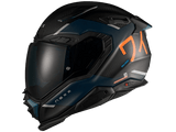 Nexx X.WST3 Helmet Carbon Manga Matte Orange / Blue (+dark smoke visor)