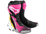 Alpinestars Supertech R Boots (Pink/Yellow/A*White)