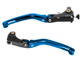 Bonamici Yamaha R1 Brake & Clutch Levers (2025+) (Black/Blue) (Brembo Master)