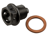 Pro-Bolt Titanium Race Drilled Magnetic Drain Bolt M12x1.5x15 (Black)
For Motorcycles with M12x1.5 Drain Bolts including:
Ducati 1098
Ducati 1198
Ducati 848 / Streetfighter
Ducati Desmosedici
Ducati Diavel
Ducati Hypermotard
Ducati Monster 996
Ducati Multistrada
Ducati Sport Classic
Honda CBR 1000RR (2004+)
Honda CBR 1000RR-R
Honda CBR 600RR
Honda Grom
Honda RC51
Kawasaki Ninja 250
Kawasaki Ninja 300
Kawasaki Ninja 400
Kawasaki Ninja 500
Kawasaki Ninja H2/R
Kawasaki Z1000 / Z800
Kawasaki ZX-10R (2011+)
Kawasaki ZX-14R
Kawasaki ZX-6R (2003+)
Yamaha R3
*Please Check your Bike to Ensure Proper Sizing / Fitment