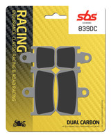SBS Dual Carbon "Racing" Brake Pads 839 DC - Front
Fitment
Yamaha YZF-R1 (4-pad/side/set) (2007-2014)
Same as WRP 7439 F1R
Equivalent to Galfer 365
Equivalent to Vesrah VD-277
Equivalent to EBC FA442/4 SBS Dual Carbon "Racing" Brake Pads 839 DC - Front
Fitment
Yamaha YZF-R1 (4-pad/side/set) (2007-2014)
Same as WRP 7439 F1R
Equivalent to Galfer 365
Equivalent to Vesrah VD-277
Equivalent to EBC FA442/4