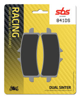 SBS Dual Sinter "Racing" Brake Pads 841 DS2 - Front
OEM Brembo M4, M50, GP4-RS, Stylema, GP4-RX, GP4-MS
Aprilia RSV4 1000 ABS (2009-2014)
Aprilia RSV4 1000 Factory (2009-2011)
Aprilia RSV4 1000 Factory APRC ABS (2014-2016)
Aprilia RSV4 1100 (non-Factory) (2019-2024)
Aprilia RSV4 1100 Factory (2019-2024)
Ducati 848 EVO (2011-2012)
Ducati 1098 (2007-2010)
Ducati 1098/S Streetfighter (2009-2014)
Ducati 1198 S/SP (2009-2013)
Ducati Streetfighter V2 (2025)
Ducati Hypermotard 1100/SP/EVO (2007-2013)
Ducati Panigale 1199 (2012-2015)
Ducati Panigale 1299 (2015+)
Ducati Panigale V2 (2025)
Ducati Panigale V4 (2018-2024)
Ducati Panigale V4 S (2018-2024)
Ducati Panigale V4 R (2019+)
Ducati Monster V2
Honda CBR 1000 RR-R Fireblade SP/SP2 (2023+) (Brembo)
Kawasaki Ninja H2 (2015+)
Kawasaki Ninja ZX-10R (2016+)
Kawasaki ZH2 SE 1000 (2021+)
KTM Duke 690/R (2014-2017)
KTM RC8 1190 (2008-2015)
KTM RC8 C 890
KTM SuperDuke 1290/R (2014+)
MV Agusta F4 (2012+)
MV Agusta F4 (2008-2011)
Suzuki GSX-R 600 / 750 (2011+)
Suzuki GSX-R 1000 (2012+)
Suzuki GSX-R 1000 R (17-19)
Suzuki GSX-S 1000GT /GT+
Suzuki Hayabusa (2013+)
Yamaha R1 (2025+)
Yamaha R9 (2025+)
Equivalent to Galfer 373
Equivalent to Vesrah VD-9031
Equivalent to EBC FA447
Same as WRP 7441 F9R