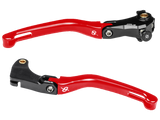 Bonamici Yamaha R1 Folding Levers (2015+) (Black/Red)