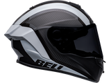 Bell Carbon "Race Star" Flex DLX Helmet Tantrum2 Matte/Gloss Black/White Size L