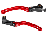 Bonamici BMW S1000RR Folding Levers (2020+) (Black/Red)