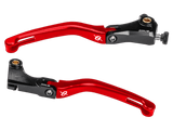 Bonamici BMW S1000RR Folding Levers (2020+) (Black/Red)