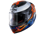 Shark "Race-R Pro" Lorenzo Carbon Helmet Black/Blue/Orange Size XL