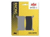 SBS Dual Sinter "Racing" Brake Pads 947 DS
Fitment
Fits Honda CBR 1000 RR Fireblade (2017-2019)
Fits Honda CBR 600RR (2019+)
Same as WRP 7547 F9R
Equivalent to Galfer
Equivalent to Vesrah VD-904
Equivalent to EBC