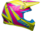 Bell "Moto-9S" Flex Helmet Sprite Gloss Yellow / Magenta: MOTO-D Racing
