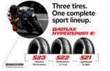 Bridgestone Battlax S23 vs S22 vs S21: Which Hypersport Motorcycle Tire Is Right for You?