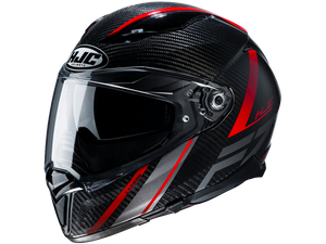 HJC F70 Helmet Carbon Eston Black/Red