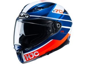 HJC F70 Helmet Tino Black/White/Orange