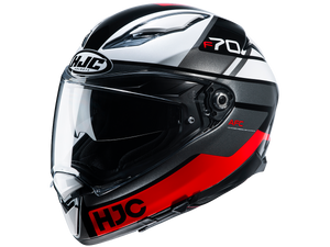 HJC F70 Helmet Tino Black/White/Red