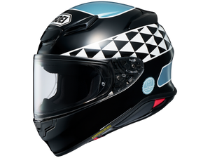 Shoei RF-1400 Shakin Helmet TC2 Black/White/Lt Blue