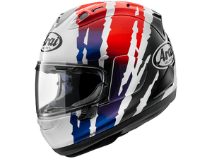 Arai Corsair-X Blade Helmet White/Red/Blue