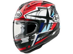Arai Corsair-X Takumi Frost Helmet Red/Blue/Yellow 