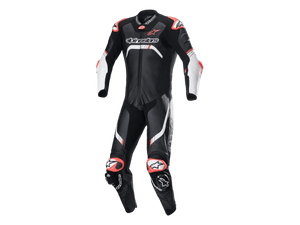Alpinestars GP Tech V4 Leather Race Suit (Black/White) (RE-3156822-12)