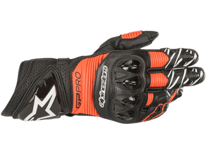Alpinestars GP Pro RS3 Gloves (Black/Fluo Red)