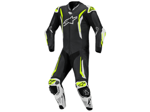Alpinestars GP Tech V5 Leather Race Suit (Black/White/Red Fluo)
