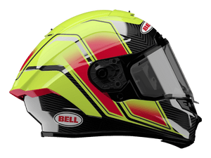 Bell Carbon "Race Star" Flex DLX Helmet Grid Yellow (RE-36952-005)