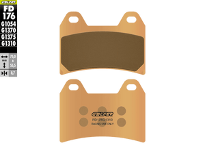 Galfer Racing Motorcycle Brake Pads FD176G1310 - Front (2/pc) (FD176G1310)
