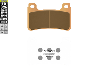 Galfer Sinter Trackday Brake Pads FD326G1375R - Front (2/pc) (FD326G1375R)