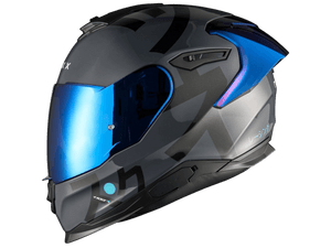 Nexx Y.100R Helmet Nippon Grey (+iridium blue visor)