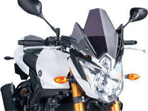 Puig Yamaha FZ8 New Gen Sport Windscreen (10-16) (Dark Smoke)