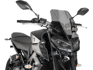 Puig Yamaha MT-09 New Gen Sport Windscreen (17-18) (Dark Smoke)