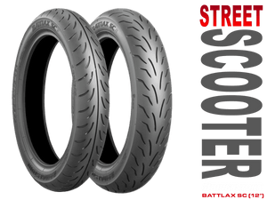 Bridgestone Battlax SC Scooter Tires 12"