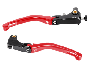 Bonamici Yamaha R1 Brake & Clutch Levers (2025+) (Black/Red) (Brembo Master)