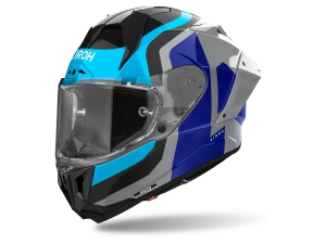Airoh GP800 Competition blue gloss carbon fiber helmet