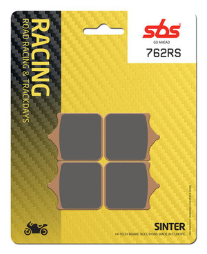SBS Racing Sinter "Racing" Brake Pads 762 RS - Front
Fitment
Aprilia RSV 1000 Mille/R/Pista/Nera (2001-2007)
Ducati 748 S/R (2001-2002)
Ducati 749 S/R (2003-2007)
Ducati 996 R (2001+)
Ducati 998 R (2002+)
Ducati 999 S/R (2003-2007)
Husqvarna 701 Supermoto
KTM 690 SMC R (All Years)
MV Agusta F4 R 1000 (2006-2007)
Discacciati FDRT100 Radial 4-Piston Calipers (100MM)
Discacciati FDRT108 Radial 4-Piston Calipers (108MM)
Equivalent to Galfer 262
Equivalent to Vesrah VD-986
Equivalent to EBC FA322