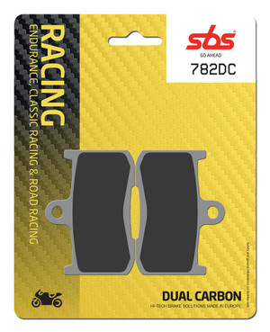 SBS Dual Carbon "Racing" Brake Pads 782 DC - Front
Fitment
Kawasaki Z800 (2013-2016)
Kawasaki Z900 (non-RS) (2017+)
Moriwaki MD 250 (2009)
Triumph Daytona 675 (2006-2008)
Triumph Street Triple 675R (2009+)
Equivalent to Galfer 331
Equivalent to Vesrah VD-443
Equivalent to EBC FA347 