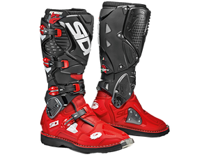 Sidi Crossfire 3 TA Boots Red / Red / Black | Free Shipping: MOTO-D Racing