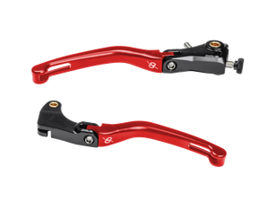 Bonamici Aprilia RSV4 Folding Levers (2009+) (Black/Red) Set