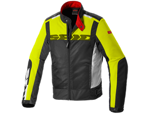 Spidi Net Sport Motorcycle Jacket Black / Flo Yellow