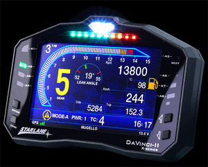 Starlane DAVINCI-II SX BMW S1000RR (09-14) GPS Motorcycle Racing Dashboard Data Acquisition
