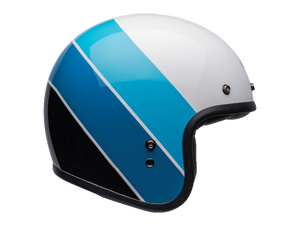Bell "Custom 500" Helmet Rif White/Blue Size L