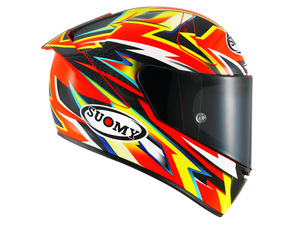 Suomy "SR-GP" Helmet Full Speed Red/Hi-Viz Size S
