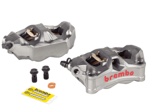 Brembo 100mm Stylema Cast Monobloc Caliper Set Front Titanium Gray