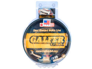 Galfer Kawasaki Ninja ZX-10R Stainless Steel Front Brake Line Kit (SuperBike Style Direct-Thread) (2 Lines) (06-07) (FK003D495SB)