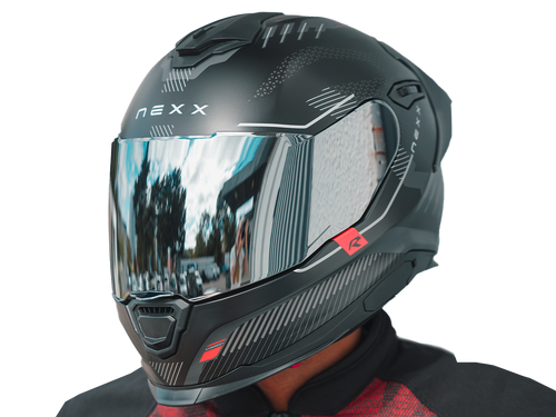 Nexx Y.100R Baron Matte Black/Titanium Helmet Best Price: MOTO-D Racing