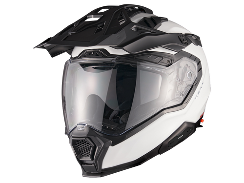 Nexx X.WED3 Pearl White Motorbike Adventure Helmet Side