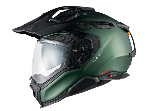 Nexx X.WED3 Matte Forest Green Adventure Riding Moto Helmet