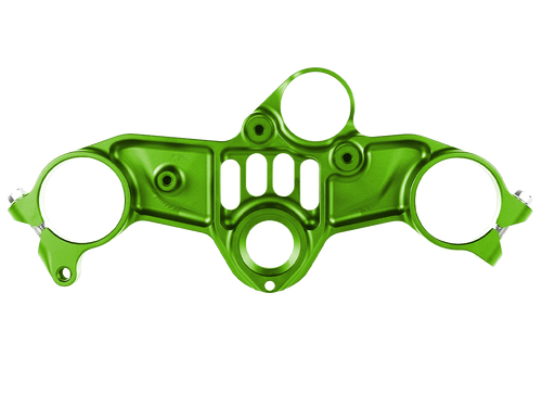 Bonamici Top Triple Clamp Kawasaki Ninja ZX-10R (Green) (w/Key Hole for Street Use) (2021+) Discount