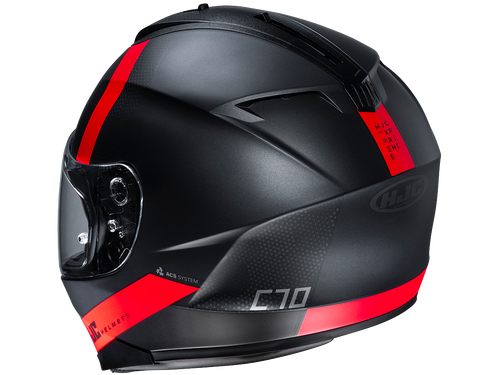 HJC C70 Helmet Eura Black/Red