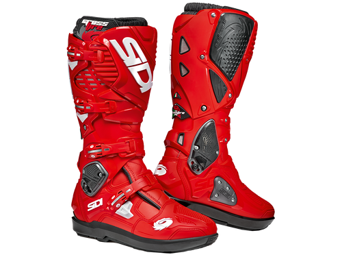 Sidi Crossfire 3 SRS Boots Red | Free Shipping: MOTO-D Racing
