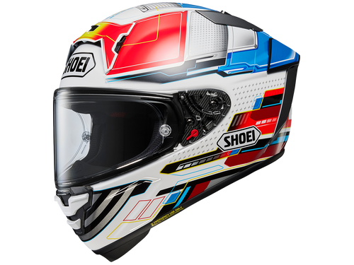Shoei X-15 Proxy Helmet TC10 White/Red/Blue
